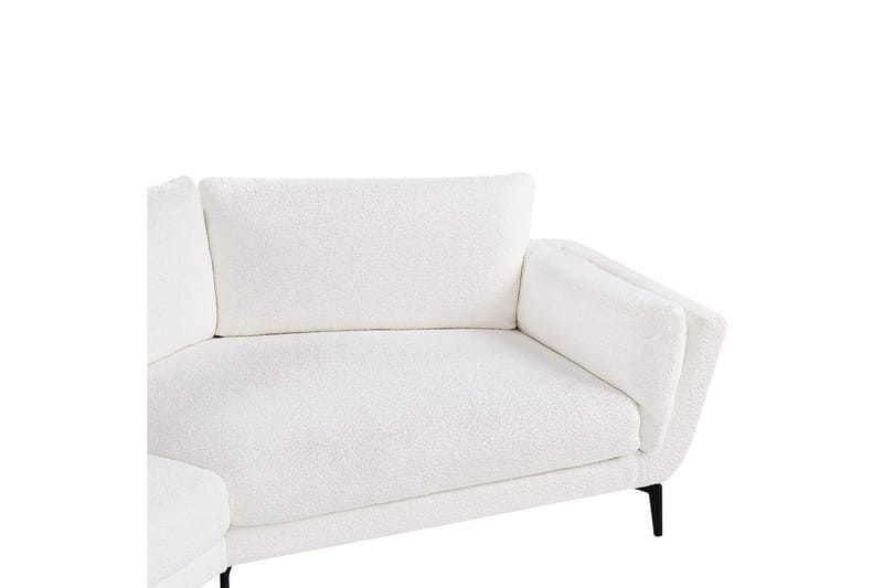 3-sitssoffa Beliani Kansseli Beige, svart White||Black - Møbler - Sofaer - 3 personers sofa