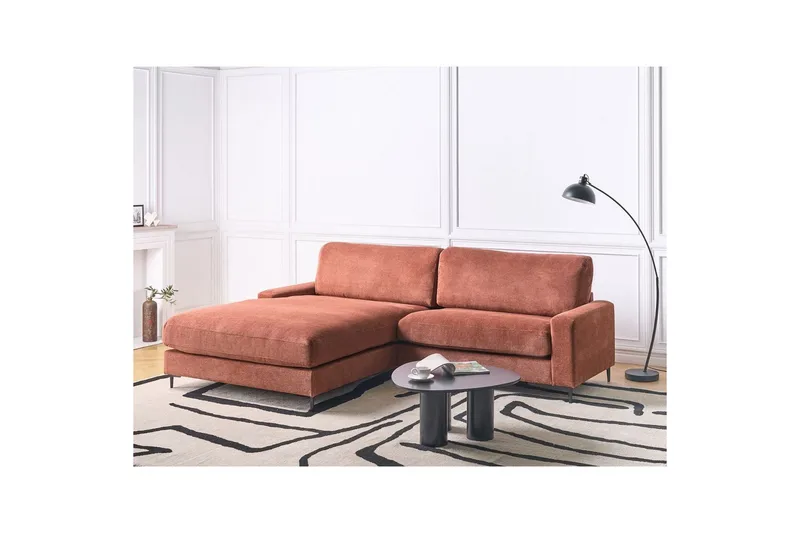 3-sitssoffa Beliani Maloy Högervänd Left-faced - Møbler - Sofaer - Sofa med chaiselong