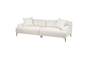 3-sitssoffa Beliani Matila Beige, brun Beige||Brown - Møbler - Sofaer - 3 personers sofa