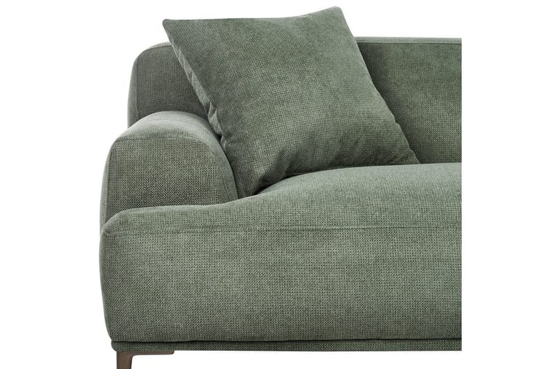3-sitssoffa Beliani Matila Beige, brun Green||Brown - Møbler - Sofaer - 3 personers sofa
