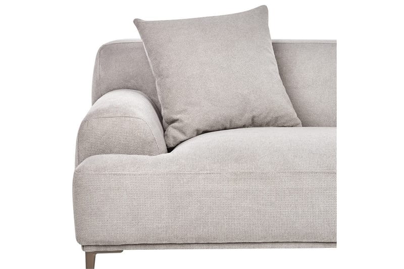3-sitssoffa Beliani Matila Beige, brun Grey||Brown - Møbler - Sofaer - 3 personers sofa