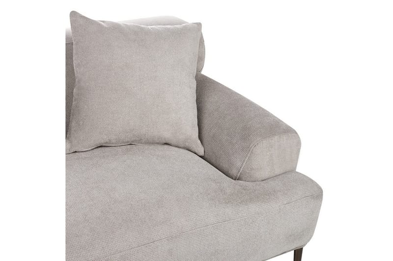 3-sitssoffa Beliani Matila Beige, brun Grey||Brown - Møbler - Sofaer - 3 personers sofa