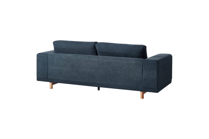 3-sitssoffa Beliani Nivala Blå NO_BRAND blue - Møbler - Sofaer - 3 personers sofa