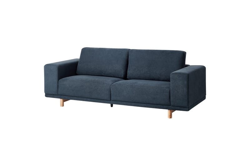 3-sitssoffa Beliani Nivala Blå NO_BRAND blue - Møbler - Sofaer - 3 personers sofa