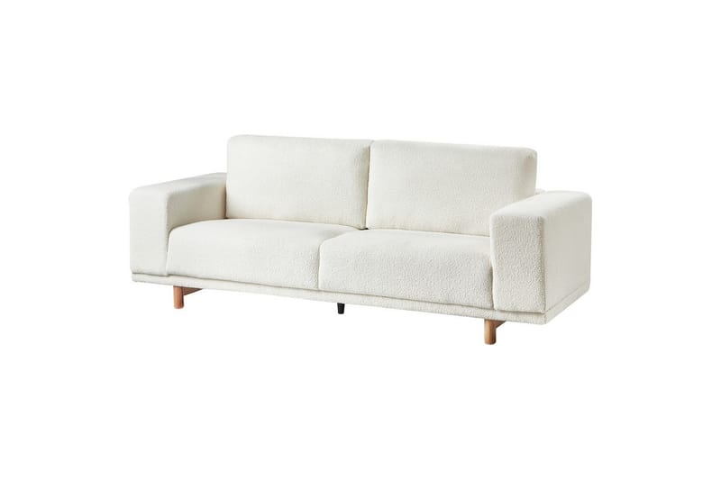 3-sitssoffa Beliani Nivala Blå White - Møbler - Sofaer - 3 personers sofa