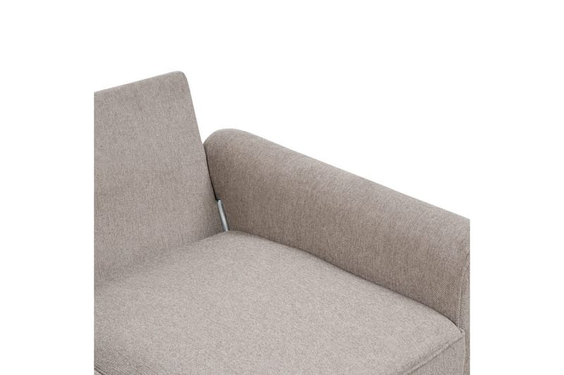 3-sitssoffa Beliani Ronneby Beige, ljust trä NO_BRAND Beige||Light colored wood - Møbler - Sofaer - 3 personers sofa