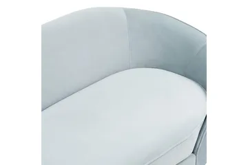 3-sitssoffa Beliani Savar Blå, Svart blue||Black - Møbler - Sofaer - Velour sofaer