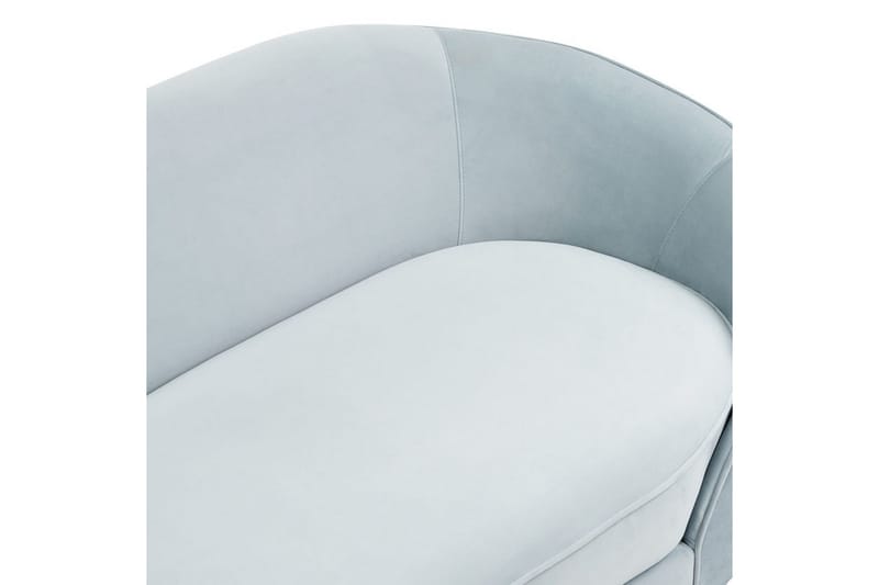 3-sitssoffa Beliani Savar Blå, Svart blue||Black - Møbler - Sofaer - Velour sofaer