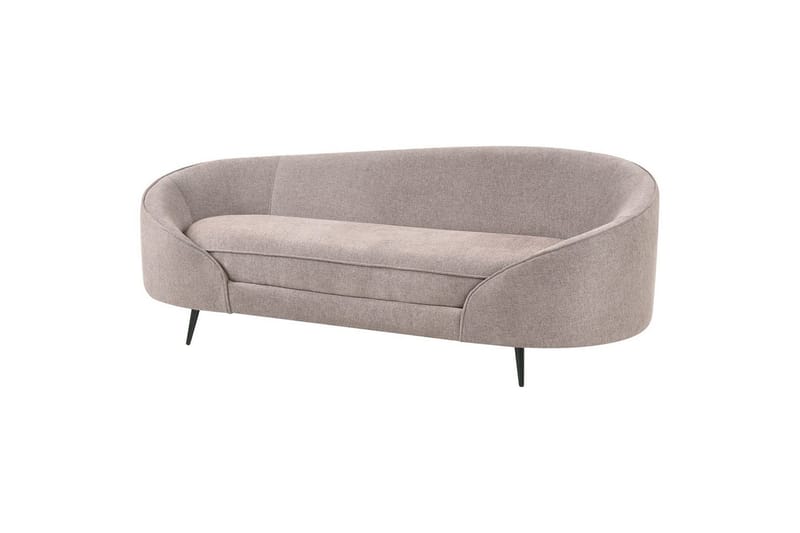 3-sitssoffa Beliani Savar Blå, Svart Brown - Brun - Møbler - Sofaer - 3 personers sofa