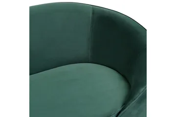 3-sitssoffa Beliani Savar Blå, Svart Dark green||GOLD - Møbler - Sofaer - Velour sofaer