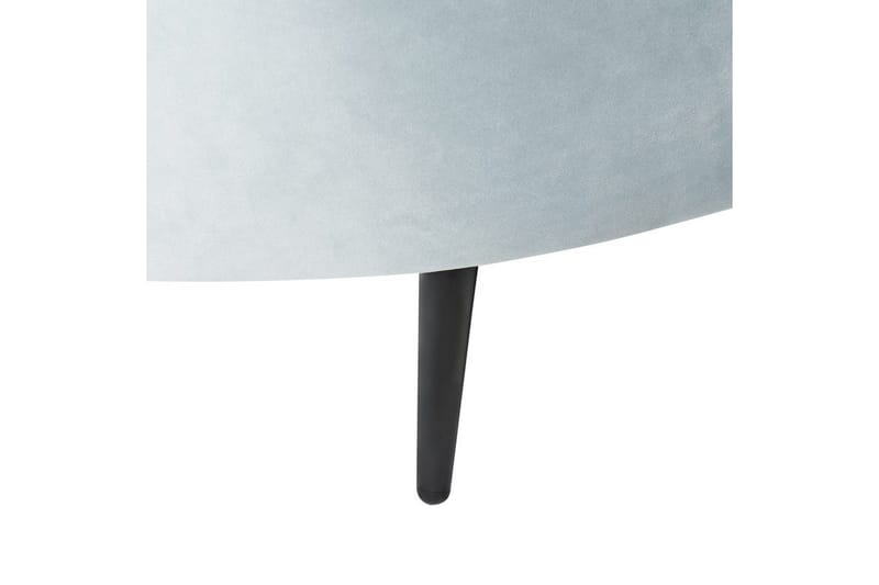3-sitssoffa Beliani Savar Blå, Svart NO_BRAND blue||Black - Møbler - Sofaer - Velour sofaer