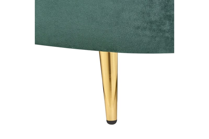 3-sitssoffa Beliani Savar Blå, Svart NO_BRAND Dark green||GOLD - Møbler - Sofaer - Velour sofaer