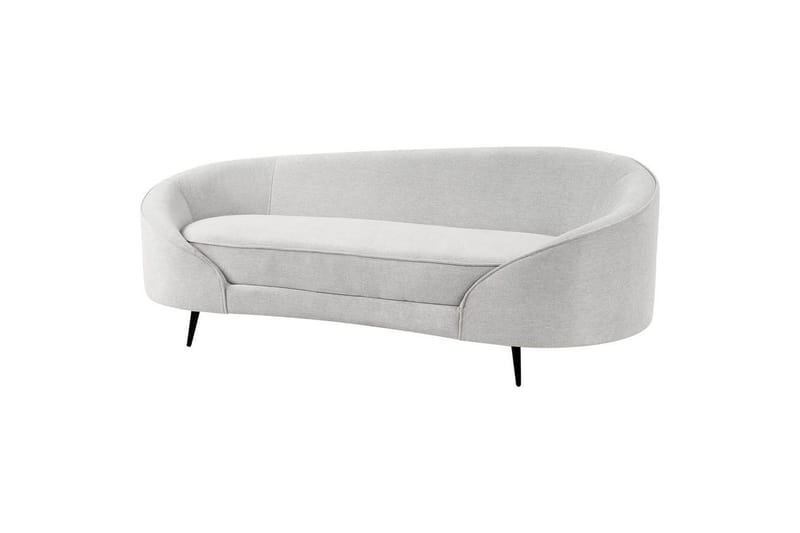 3-sitssoffa Beliani Savar Blå, Svart NO_BRAND White||Black - Møbler - Sofaer - 3 personers sofa