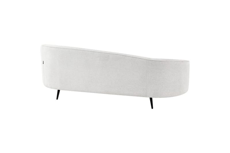 3-sitssoffa Beliani Savar Blå, Svart NO_BRAND White||Black - Møbler - Sofaer - 3 personers sofa