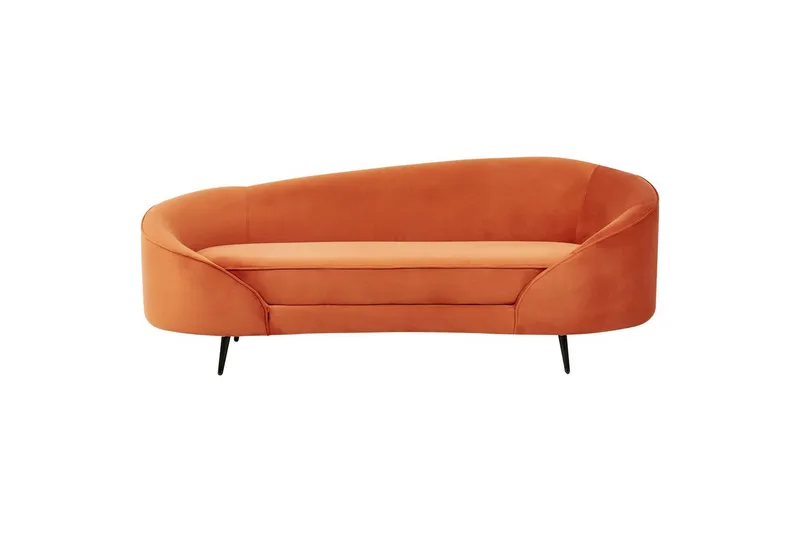3-sitssoffa Beliani Savar Blå, Svart Orange||Black, undefined