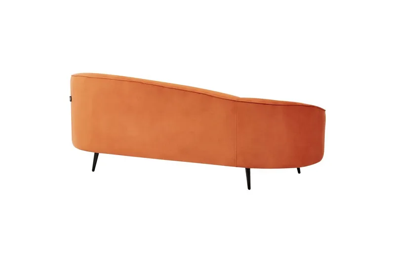 3-sitssoffa Beliani Savar Blå, Svart Orange||Black - Møbler - Sofaer - 3 personers sofa