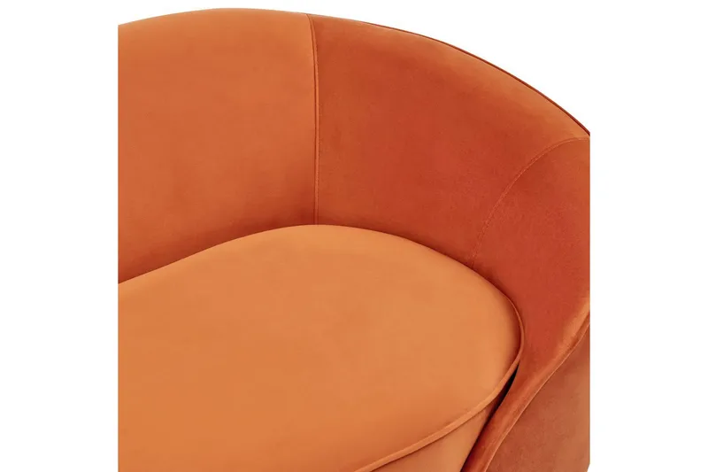 3-sitssoffa Beliani Savar Blå, Svart Orange||Black - Møbler - Sofaer - 3 personers sofa