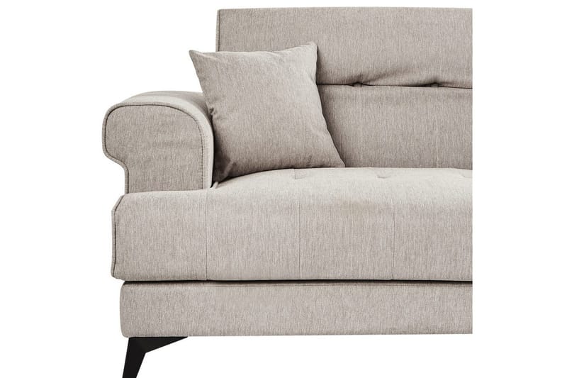 3-sitssoffa Beliani Skive Beige NO_BRAND Beige VALUE_MISSING_1 - Møbler - Sofaer - 3 personers sofa