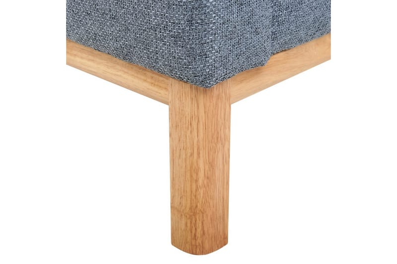 3-sitssoffa Beliani Sosjo Beige, ljust trä blue||Light colored wood - Møbler - Sofaer - 3 personers sofa