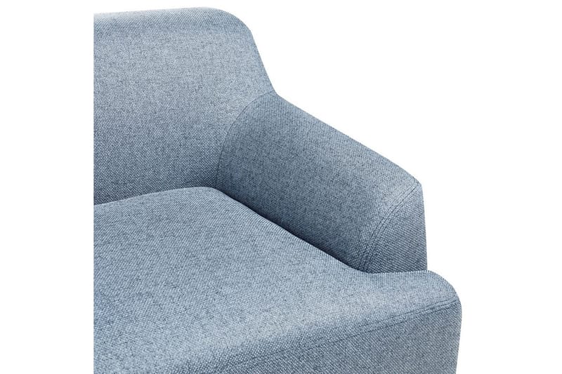 3-sitssoffa Beliani Sosjo Beige, ljust trä NO_BRAND blue||Light colored wood - Møbler - Sofaer - 3 personers sofa