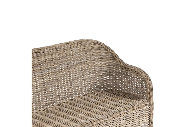 3-sitssoffa Beliani Susua Nature||White - Havemøbler - Loungemøbler - Loungesofaer