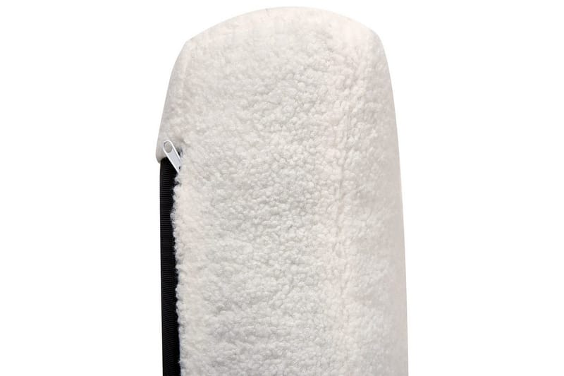 3-sitssoffa Beliani Tuve Beige, ljust trä, Bouclé White||Light colored wood - Møbler - Sofaer - 3 personers sofa