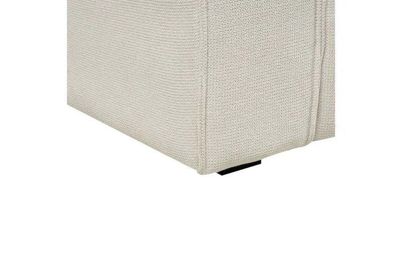 3-sitssoffa Beliani Viskan Beige, Manchestertyg White - Møbler - Sofaer - 3 personers sofa