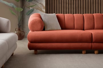 3-personers sofa Atelier Del Sofa Gloria (240 x 80 x 95 cm) Tile Red - Tile Red - Møbler - Sofaer - 3 personers sofa