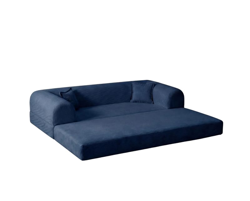 3-personers sovesofa Atelier Del Sofa Legom Eco (190 x 90 x 25 cm) Marineblå - Møbler - Sofaer - Sovesofaer