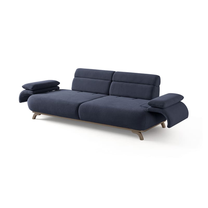 3-personers sofa Atelier Del Sofa Bonjo Silver (246 x 81 x 97 cm) Marineblå - Marineblå - Møbler - Sofaer - 3 personers sofa