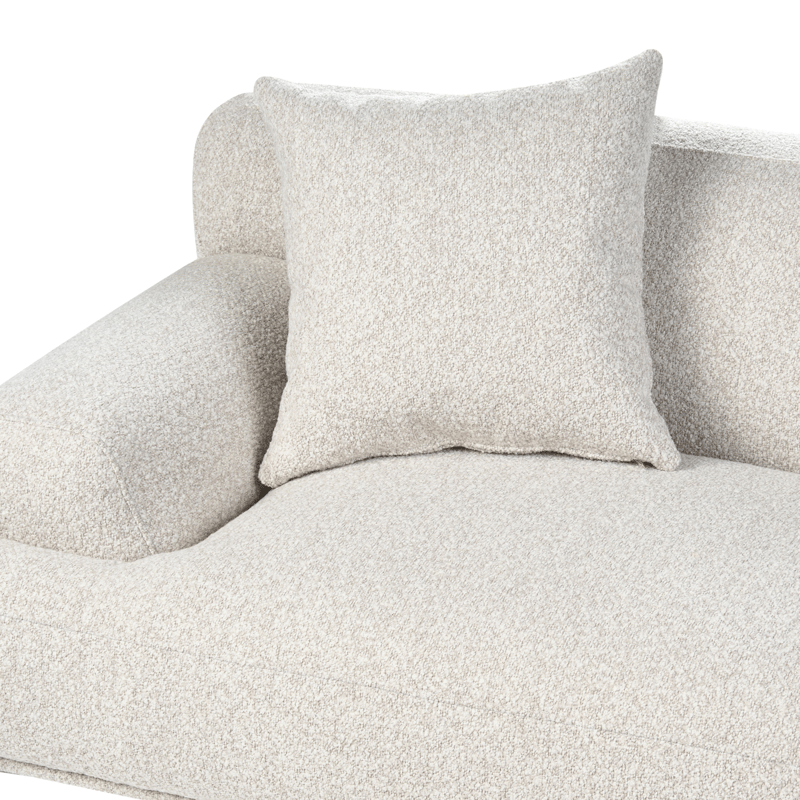 3-personers sofa Matila i bouclé - Hvid - Møbler - Sofaer - 3 personers sofa