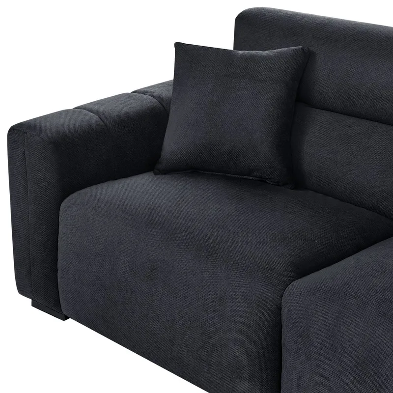 3-personers sofa Fauskan - Sort - Møbler - Sofaer - 3 personers sofa