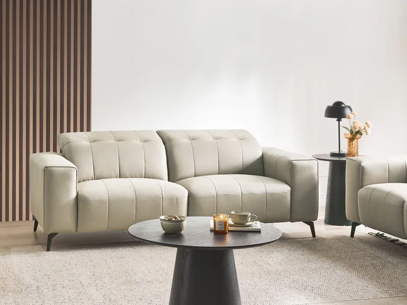3-personers sofa Ommel - Lys beige - Møbler - Sofaer - 3 personers sofa