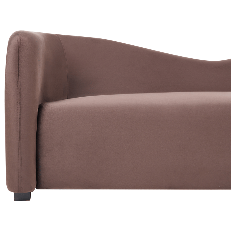 3-personers sofa Veltada - Mørkebrun - Møbler - Sofaer - Velour sofaer