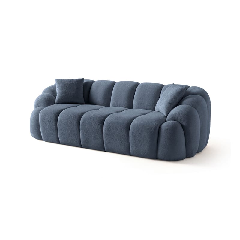 3-personers sofa Atelier Del Sofa Octavio (233 x 70 x 80 cm) Marineblå, undefined