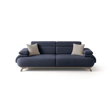 3-personers sofa Atelier Del Sofa Bonjo Silver (246 x 81 x 97 cm) Marineblå - Marineblå - Møbler - Sofaer - 3 personers sofa