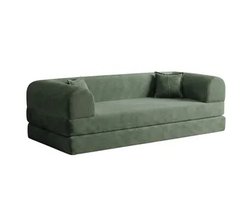 3-personers sovesofa Atelier Del Sofa Legom Eco (190 x 90 x 25 cm) Grøn - Møbler - Sofaer - Sovesofaer