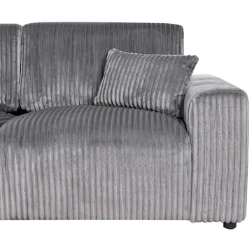 3-personers sofa Sandora - Grå, sort - Møbler - Sofaer - 3 personers sofa