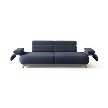 3-personers sofa Atelier Del Sofa Bonjo Silver (246 x 81 x 97 cm) Marineblå - Marineblå - Møbler - Sofaer - 3 personers sofa