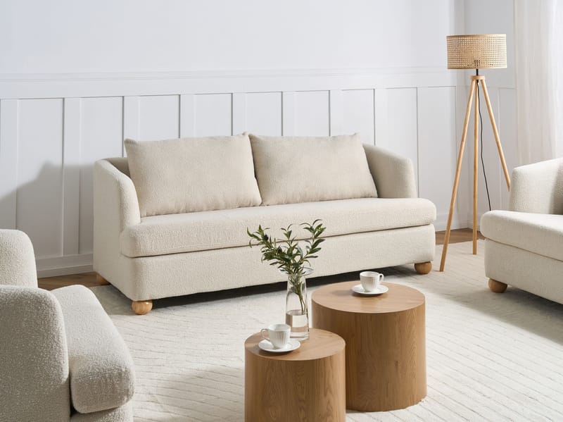 3-personers sofa Rattvik - Råhvid - Møbler - Sofaer - 3 personers sofa