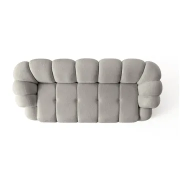 3-personers sofa Atelier Del Sofa Octavio (233 x 70 x 80 cm) Grå - Møbler - Sofaer - 3 personers sofa