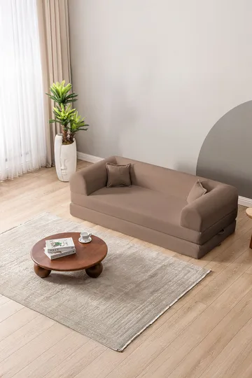 3-personers sovesofa Atelier Del Sofa Legom Eco (190 x 90 x 25 cm) Beige - Møbler - Sofaer - Sovesofaer