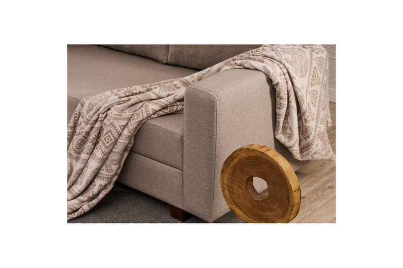 3-personers sovesofa Iroulport Beige - Beige - Møbler - Sofaer - Sovesofaer