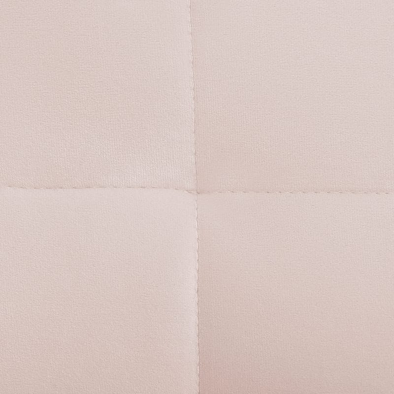 3-personers sofa Frederica - Rosa, guld/Fløjl - Møbler - Sofaer - Chesterfield sofaer