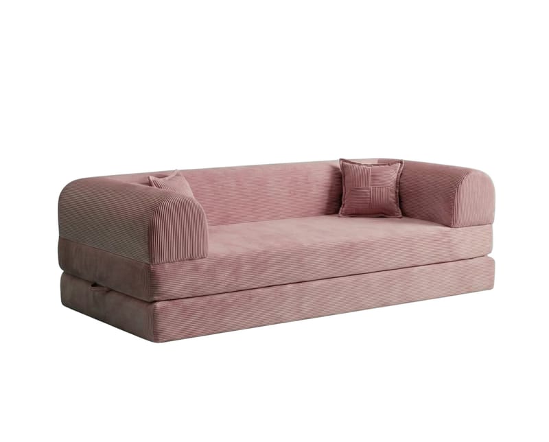 3-personers sovesofa Atelier Del Sofa Legom Eco (190 x 90 x 25 cm) Lyserød - Møbler - Sofaer - Sovesofaer