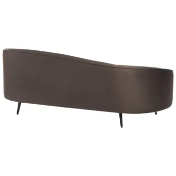 3-personers sofa Savar - Mørkebrun - Møbler - Sofaer - Velour sofaer