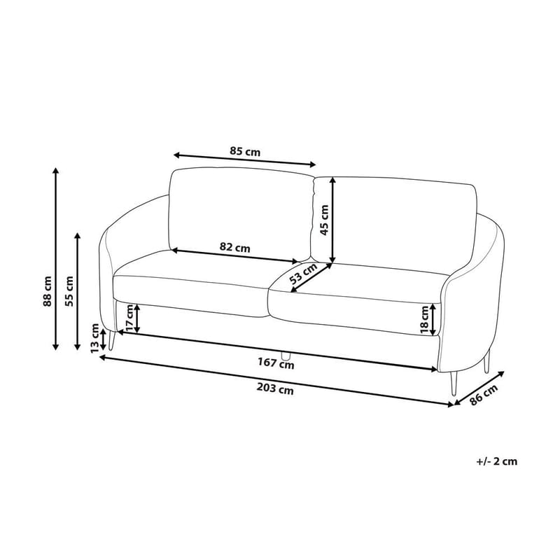 3-personers sofa Trosa - Møbler - Sofaer - 3 personers sofa