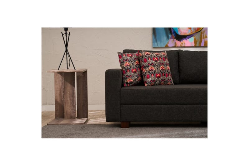 3-personers sovesofa Iroulport Antracit - Antracit - Møbler - Sofaer - Sovesofaer