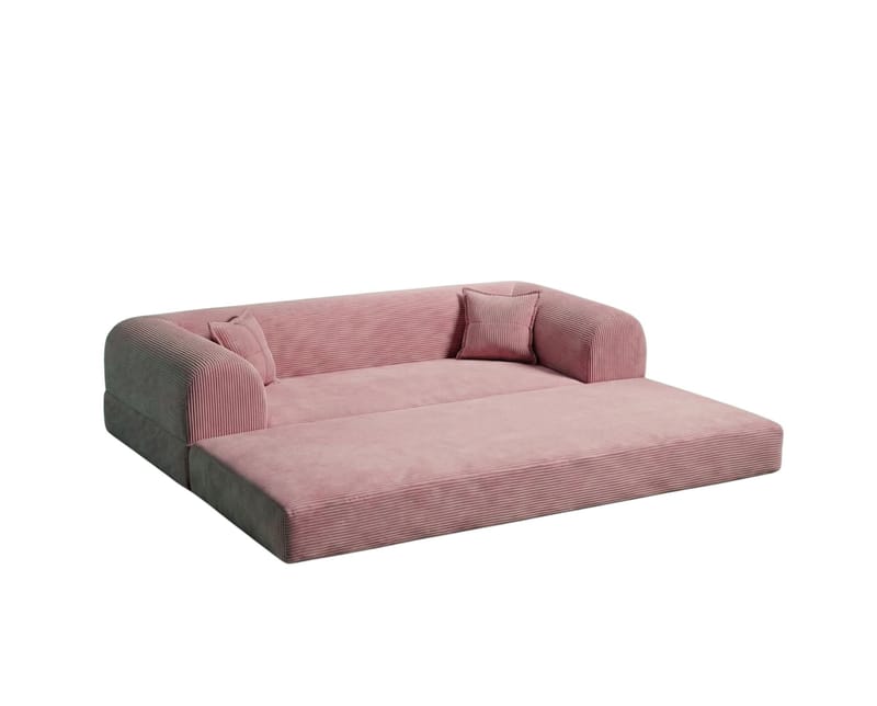 3-personers sovesofa Atelier Del Sofa Legom Eco (190 x 90 x 25 cm) Lyserød - Møbler - Sofaer - Sovesofaer