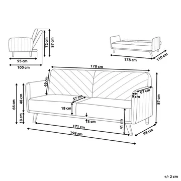 3-personers sofa Senja - Møbler - Sofaer - Sovesofaer